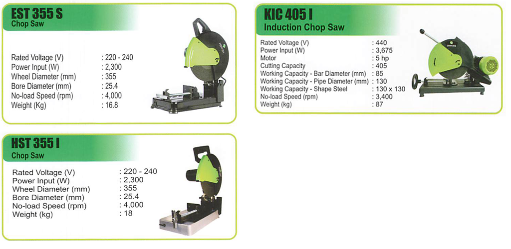 CHOP SAW / INDUCTION CHOP SAW