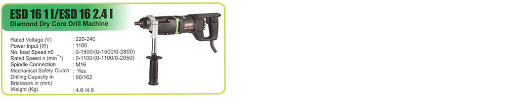 DIAMOND DRY DRILLING MACHINES