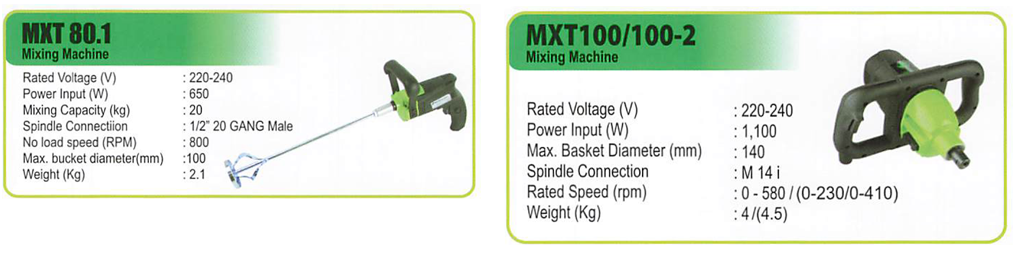 MIXING MACHINES