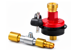 Gas adapter / connector set