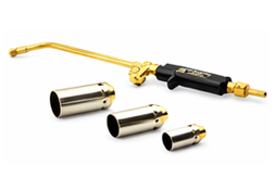 Gas heating / brazing torch with nozzles
