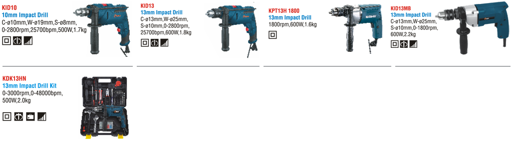 IMPACT DRILL AND KIT